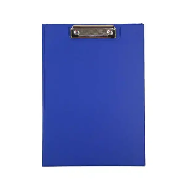 Dohe Carpeta Pinza Tamaño A4 – Carton Forrado PVC Opaco – Pinza de Presion – Bolsillo Interior