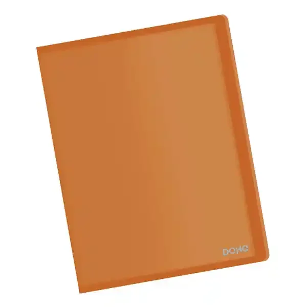 Dohe Carpetas con Fundas Din A4 – Tapa Flexible de Polipropileno – Fundas Transparentes Soldadas al Lomo
