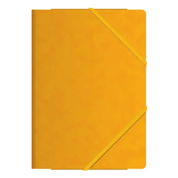 Dohe Carpetas de Gomas con Tres Solapas – Tamaño Folio – Cartulina de Primera Calidad – Plastificadas – Cierre de Gomas Planas (10 uds)