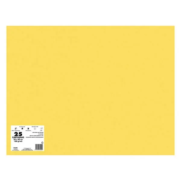 Dohe Cartulinas de Colores de 180 G/M2 – 50x65cm – PH Neutro – Libres de Cloro Elemental – Colorantes Biodegradables