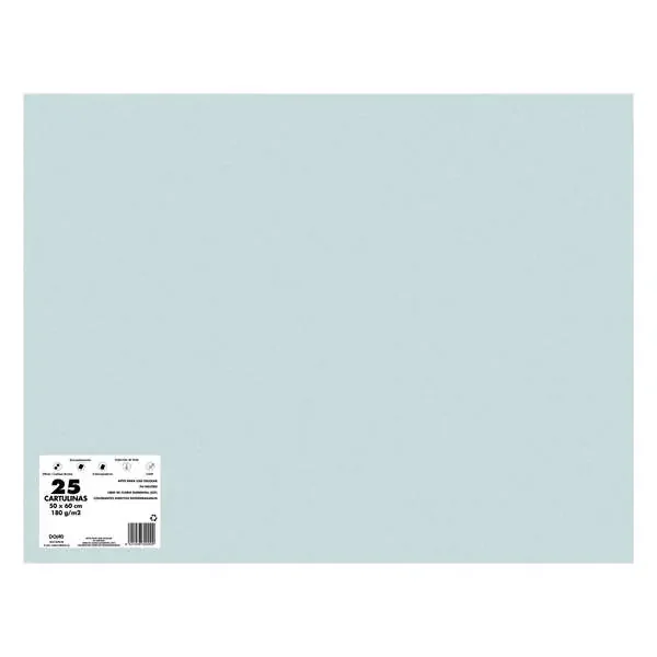 Dohe Cartulinas de Colores de 180 G/M2 – 50x65cm – PH Neutro – Libres de Cloro Elemental – Colorantes Biodegradables