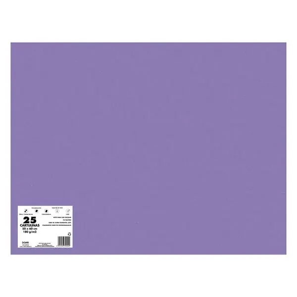 Dohe Cartulinas de Colores de 180 G/M2 – PH Neutro – Libres de Cloro Elemental – Biodegradables – 50x65cm