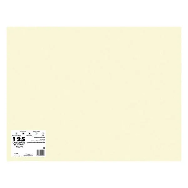 Dohe Cartulinas de Colores de 180 G/M2 – PH Neutro – Libres de Cloro Elemental – Colorantes Directos Biodegradables – para Impresion Offset, Inyeccion de Tinta, Laser, Fotocopiadoras – Paquetes Retractilados