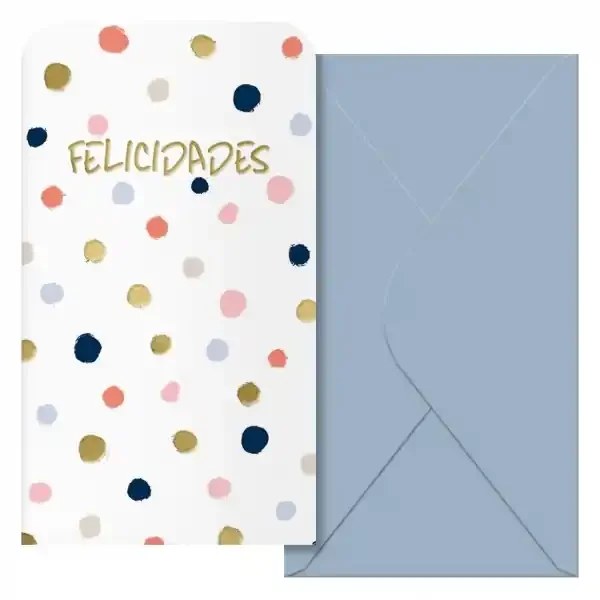 Dohe Copos Pack de 6 Tarjetas/Billeteros de Felicitacion con Sobre – Tamaño 9x16cm – Papel Offset – Impresas a todo Color