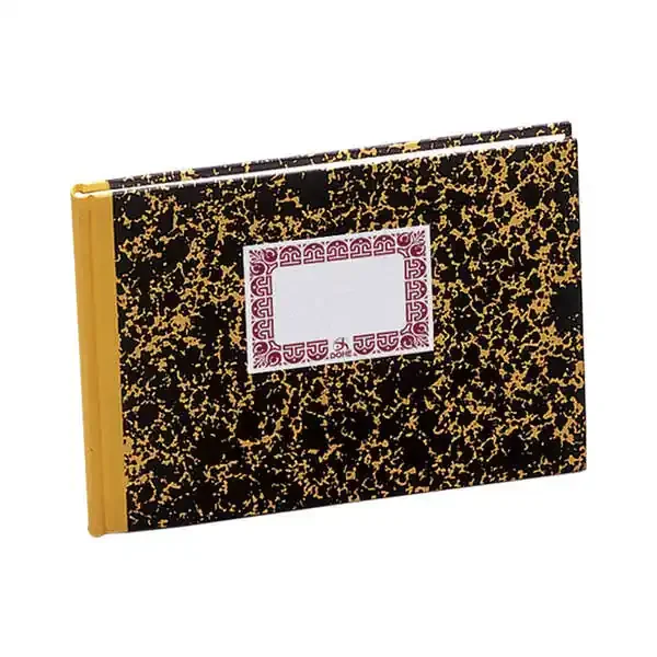 Dohe Cuaderno Cartone Cuentas Corrientes – Cuarto Apaisado – Lomera de Tela – 100 Hojas Offset de 70gr