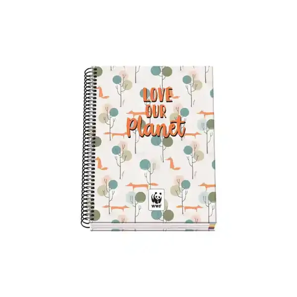 Dohe Cuaderno Espiral Tapa Dura A5 – 162x210mm – Cubierta Carton Forrado – Interior 100 Hojas Offset 90g – Cuadricula 5mm