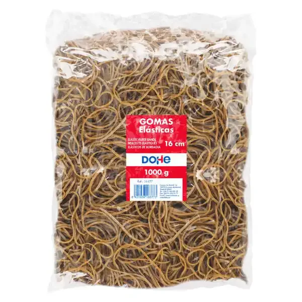 Dohe Gomas de Latex – Longitud 16cm – Gran Resistencia y Elasticidad – Bolsa de 1 Kg
