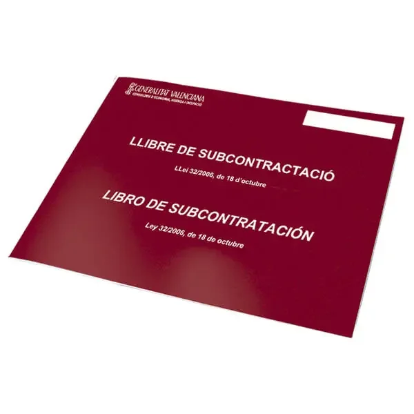 Dohe Libros de Subcontratacion Din A4 Apaisado – 210x297mm – 10 Hojas Numeradas – Hojas Autocopiativas (10 uds)
