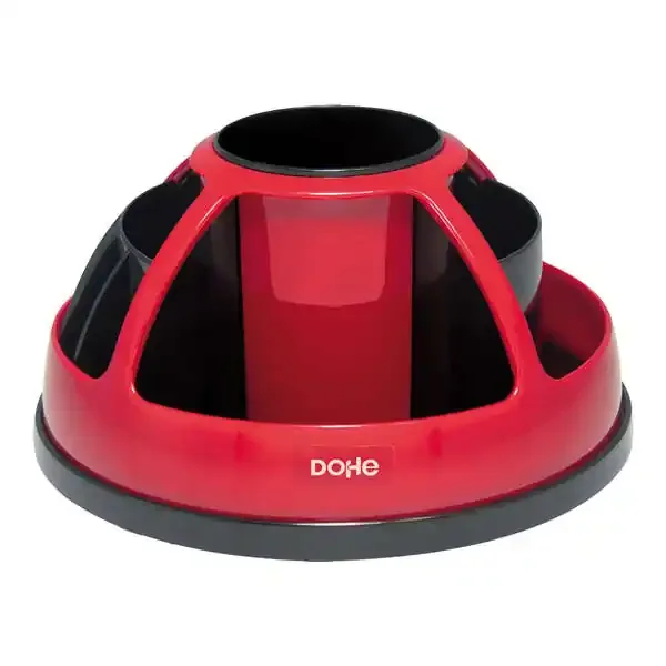 Dohe Organizador de Sobremesa Giratorio – Material de Maxima Calidad – Libre de Metales Pesados – Ideal para Ordenar Utensilios