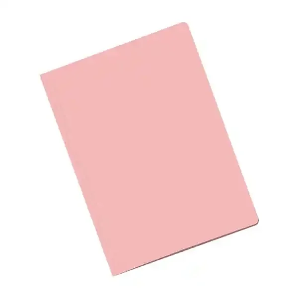 Dohe Pack de 50 Subcarpetas de Cartulina – Tamaño Folio – Ranura para Fastener – Color Rosa Claro