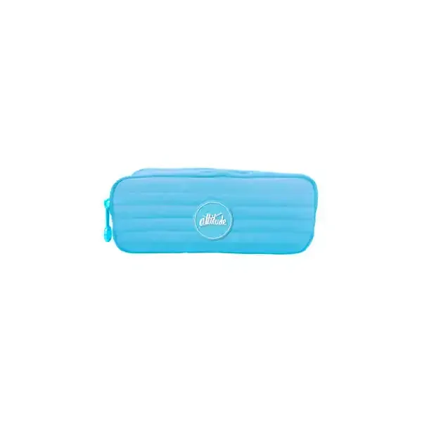 Dohe Serie Pastel Portatodo Doble – Cierre de Cremallera – Color Azul Pastel
