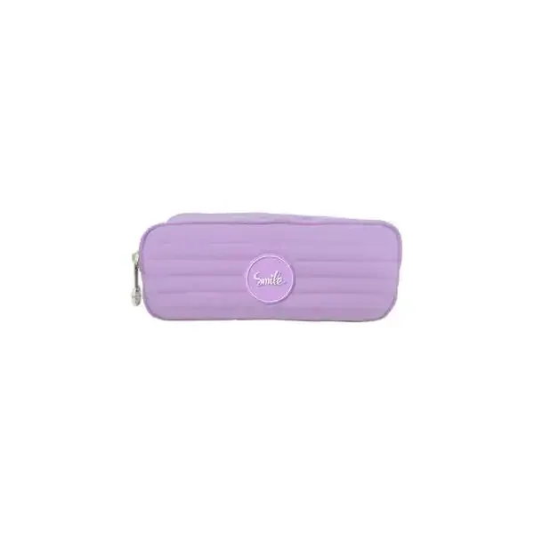 Dohe Serie Pastel Portatodo Doble – Cierre de Cremallera – Color Morado Pastel