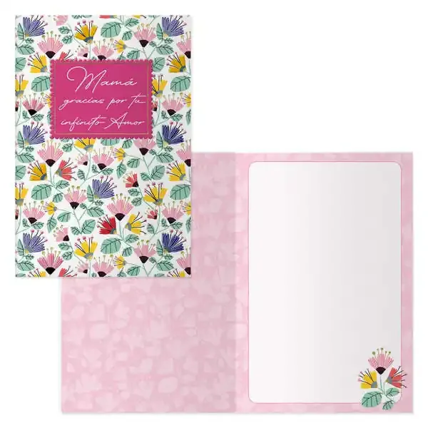 Dohe Tarjeta de Felicitacion Dia de la Madre – 11.5x17cm – Impresas a Todo Color – Estampaciones con Pelicula de Color – Estampacion en Seco – Papel Offset Blanco de 300gr – Incluye Sobre de Color (6 uds)