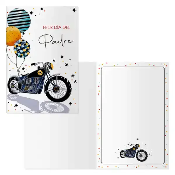 Dohe Tarjeta de Felicitacion Dia del Padre – 11.5x17cm – Impresion a Todo Color – Estampaciones con Pelicula de Color – Papel Offset Blanco de 300gr – Incluye Sobre de Color (6 uds)