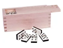 Domino profesional chamelo caja madera Blanca 351
