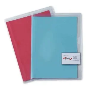 DOSSIER PARDO 215X35 PVC C/TARJETERO