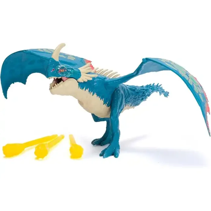 Dreamworks Dragons – Figura articulada Dragón Nader Mortífero de Batalla de Cómo Entrenar a tu Dragón Lanza Proyectiles, 25cm ed