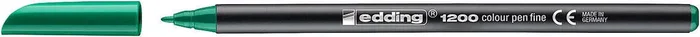 Edding 1300 Rotulador – Punta Redonda – Trazo 2 mm. – Tinta con Base de Agua – Color Verde (10 uds)