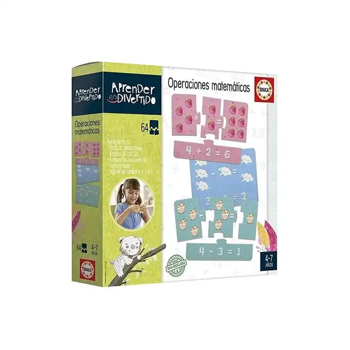 Educa Aprender es Divertido Operaciones matemáticas edad +4 años