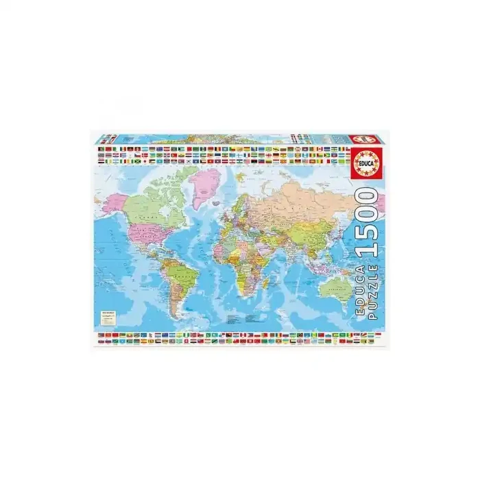 Educa puzzle 1500 piezas mapamundi político – Entrega urgente