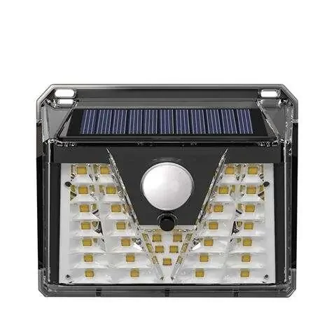 Elbat Aplique Led Solar – 150LM – Luz Fria 6500K – Sensor de Movimiento – Bateria 1200mAh