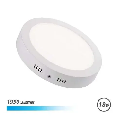 Elbat Downlight de Pared LED 18W 1950lm – Forma Circular 225mm – 6500K Luz Fria