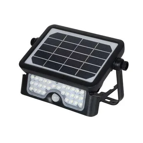 Elbat Foco Led Solar Multifuncion 5W – 500LM – Luz Fria 6000K – Sensor de Movimiento