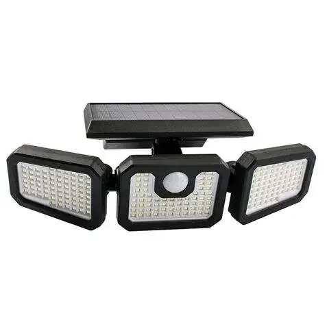 Elbat Foco Solar Triple – 800LM – Luz Fria 6500K – Sensor de Movimiento