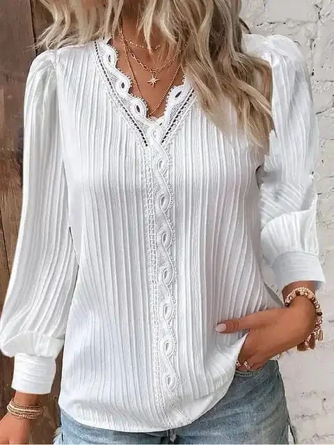 Elegantes y refinados tops de encaje