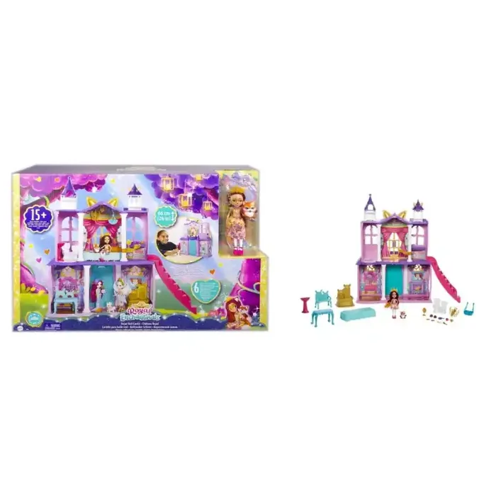 Enchantimals – Set Castillo del Baile Real GYJ17 Mattel con muñeca Felicity Fox edad +4 años