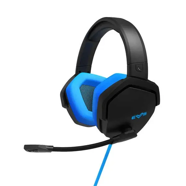 Energy Sistem Auriculares Gaming ESG 4 Sonido Envolvente 7.1 – LED Light – Almohadillas de Cuero Proteico – Color Azul