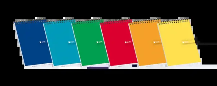 Enri Bloc de Notas Espiral Tapa Blanda 16º 4×4 – Hojas Cuadriculadas – Tamaño Compacto – Ideal para Apuntes y Dibujos (10 uds)