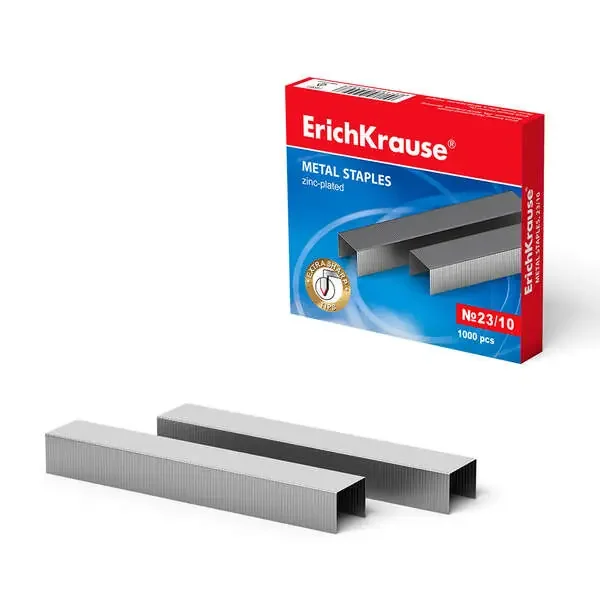 Erichkrause Grapas ?23/10 – 1000 Grapas – Alta Calidad y Resistencia Mejorada – Resistente a La Corrosion – Color Plateado