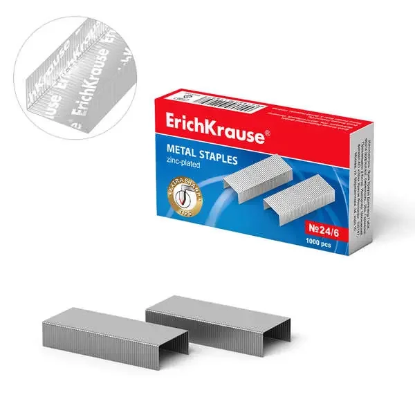 Erichkrause Grapas ?24/6 – 1000 Grapas – Alta Calidad y Resistencia Mejorada – Resistente a La Corrosion