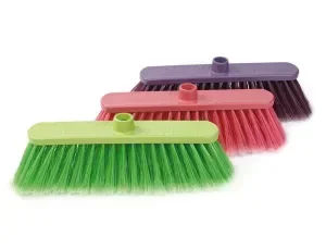 ESCOBA VINILO NIZA FLUOR 30CM CON MANGO METALICO