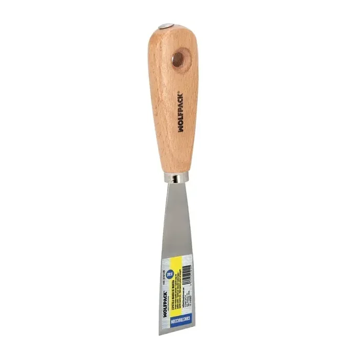 Espátula Mango Madera Hoja Acero 30 mm. Espátula Yeso, Espátula Pintor, Espátula Masillas, Espátula Pladur, etc..