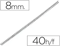 Espiral De Metal Yosan Negro Paso 64 5 1 8 Mm Calibre 3034e4n08 200r