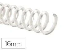 Espiral Plastico Qconnect Transparente 32 5 1 16mm 2mm Caja De 100 Kf18762