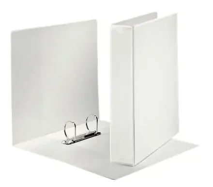 Esselte Canguro Plus Carpeta de Anillas – Formato A4 – Capacidad para 380 Hojas – 2 Anillas de 40mm – Color Blanco