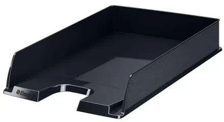 Esselte Europost Vivida Bandeja Portadocumentos – Formato Vertical – A4 – Espacio para Etiqueta Identificativa – Color Negro (10 uds)