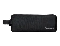 Estuche portatodo Liderpapel classic rectangular con asa 2 cremalleras 210 x80mm negro 171166