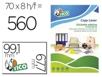 Etiqueta adhesiva tico amarill o fluorescentes permanente fsclaser inkjet fotocopia 99,1×67,7 mm Avery LP4FG9967