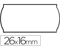 Etiquetas Meto Onduladas 26×16 Mm Lisa Blanca Removible Rollo 1200 Etiquetas 8598104 , Blanco