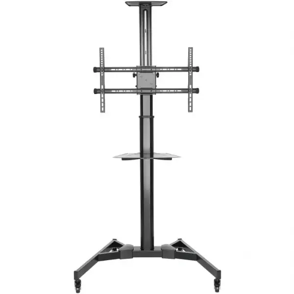 Ewent Aisens Soporte de Suelo EW1440 con Rueda – Bandeja – 37-70 – Peso Maximo Soportado 50Kg – Color Negro
