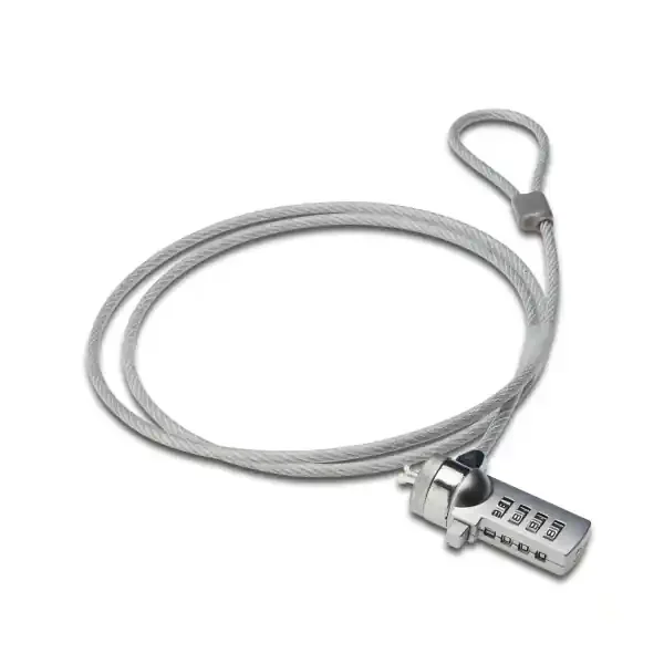 Ewent EW1241 Candado para Portatil con Combinacion – cable 1.5m – Color Plata