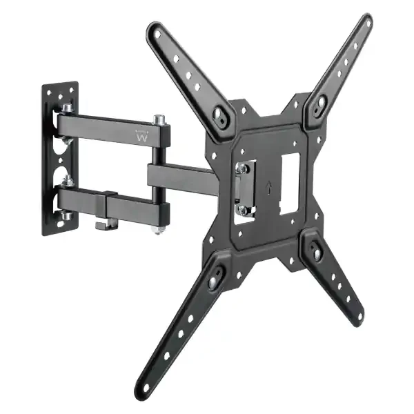 Ewent Soporte de Pared para TV de 23″ hasta 55″- Movimiento Completo- 3 Pivotes- VESA Maximo 400×400 Color Negro