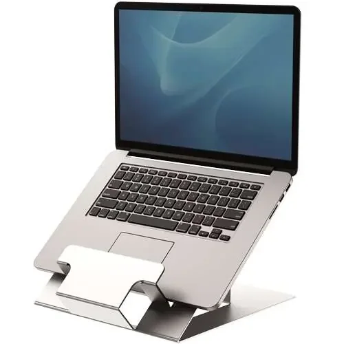 Fellowes Hylyft Soporte para Portatil – Diseño Minimalista – Plegable – Ajustable en 6 Alturas – Color Gris