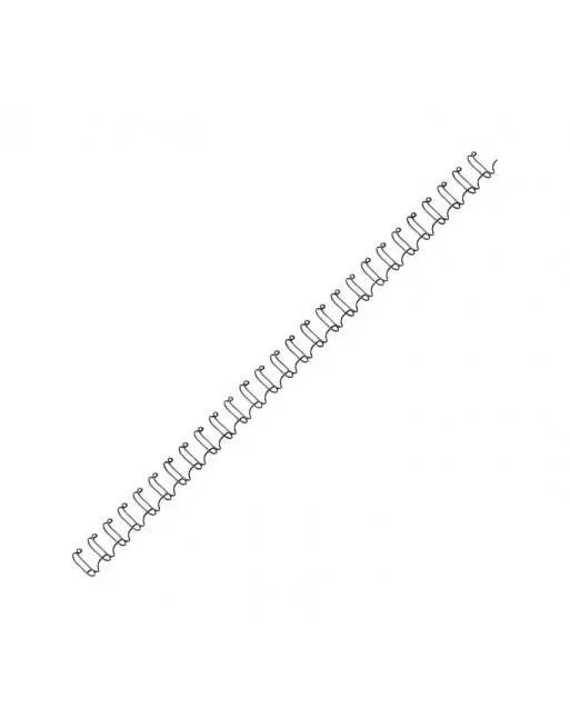 FELLOWES PACK 100 WIRES METALICO 8MM NEGRO – 53261