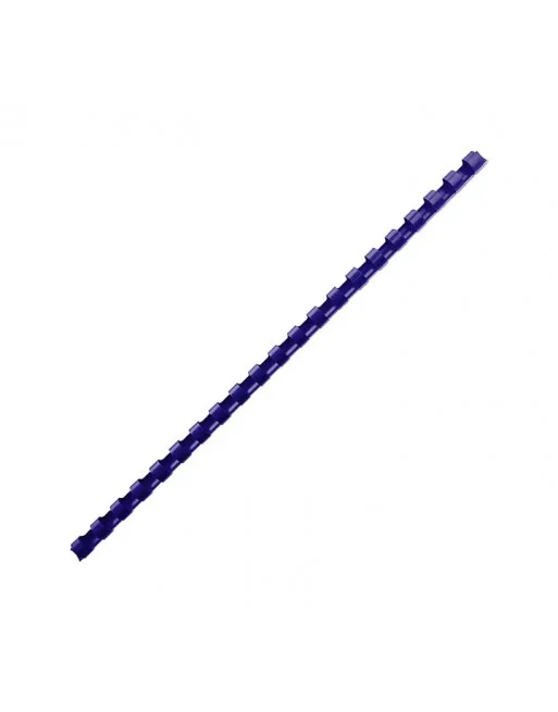 FELLOWES PACK 25 CANUTILLOS PLASTICO 6MM AZUL – 5330102