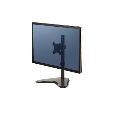 Fellowes Professional Series Peana para Monitor individual – Gestion de Cables Integrada – Hasta 32″ y 8 kg – Color Negro